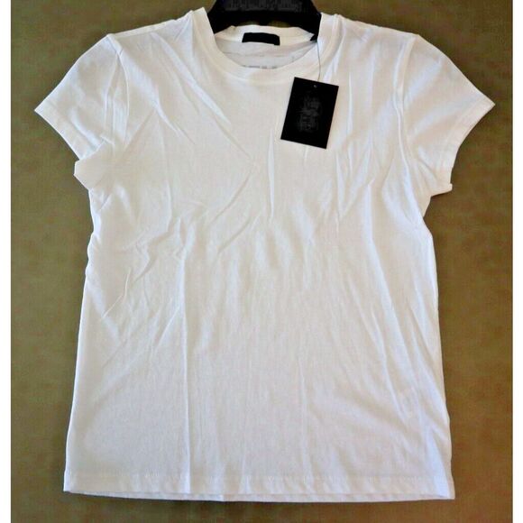 ATM Anthony Thomas Melillo Women's Sz XS White Relaxed S/S Baby Tee T-Shirt - Picture 6 of 7